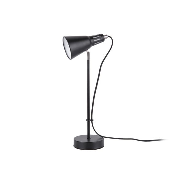 Melna galda lampa Leitmotiv Mini Cone, ø 16 cm
