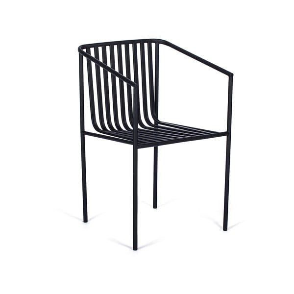 2 melnu dārza krēslu komplekts Bonami Selection Cecile