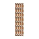 Oranžs/dabīga toņa celiņa paklājs 60x230 cm Riley Block Geo – Flair Rugs