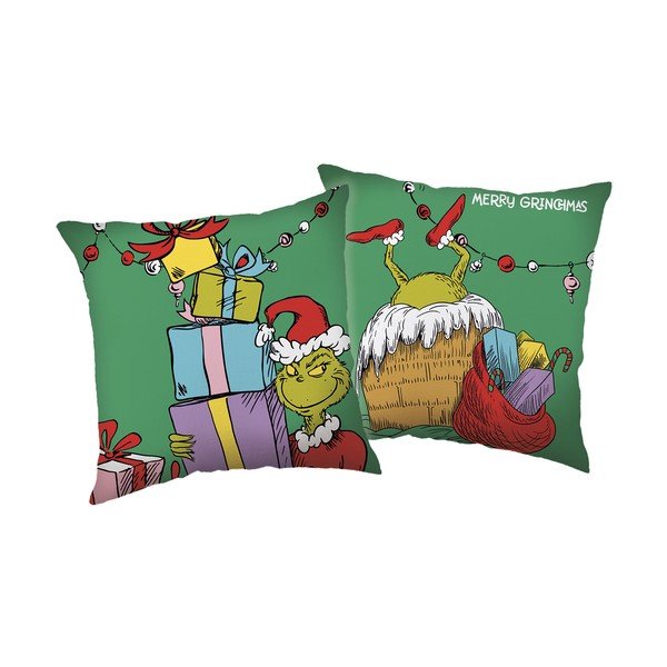 Bērnu spilvens 40x40 cm Grinch – Jerry Fabrics