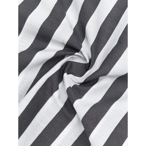 Pelēkbalta kokvilnas vienguļamā gultas veļa Westwing Collection Yuliya, 135 x 200 cm-image-3