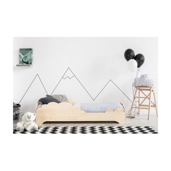 Bērnu gulta no priedes koka Adeko BOX 9, 90 x 180 cm