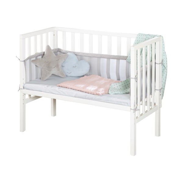 Balta bērnu gultiņa 90x45 cm – Roba-image-2