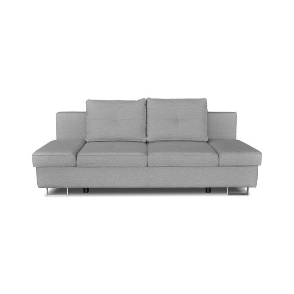 Gaiši pelēks divvietīgs dīvāns ar krēslu Windsor & Co. Dīvāni Iota-image-4
