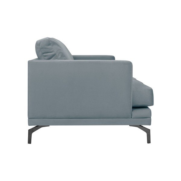 Pelēks dīvāns ar kāju balstu melnā krāsā Windsor & Co Sofas Jupiter-image-3