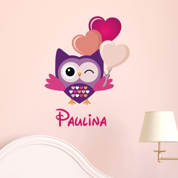 Sienas uzlīme ar nosaukumu Ambiance Festive Owl-image-1