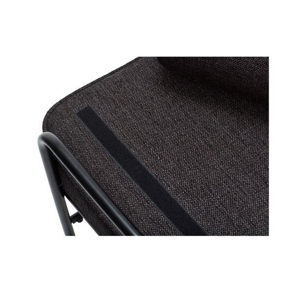 Brūns zvilnis ar spilvenu Hübsch Pipe-image-3