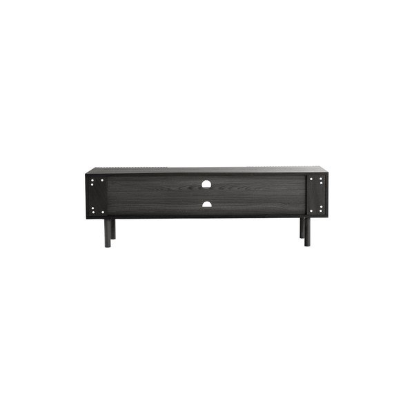 Melns TV galdiņš ar oškoka imitāciju 160x50x43 cm Sion – Jotex-image-3