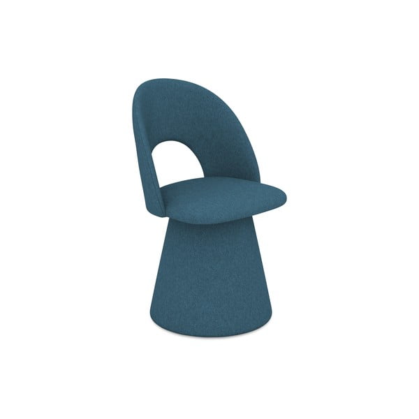 Zils polsterēts ēdamistabas krēsls Kalo – Makamii