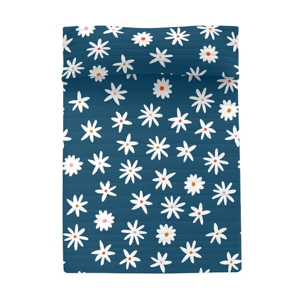 Zils stepēts gultas pārklājs 270x260 cm Margaret – Aware-image-2