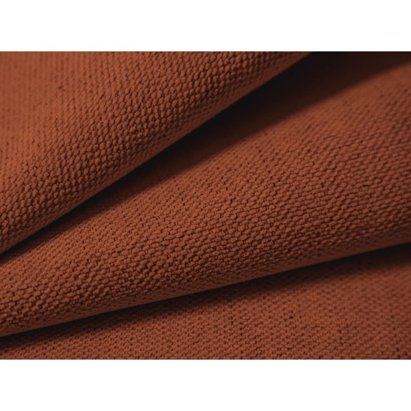 Ķieģeļu sarkana polsterēta divvietīga gulta ar veļas kasti ar redelēm 140x200 cm Campi – Cosmopolitan Design-image-3