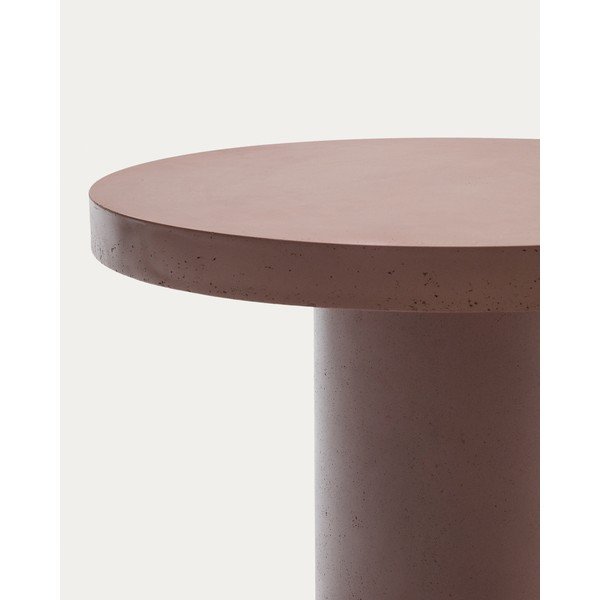 Betona apaļš dārza ēdamgalds ø 90 cm Aiguablava – Kave Home-image-3