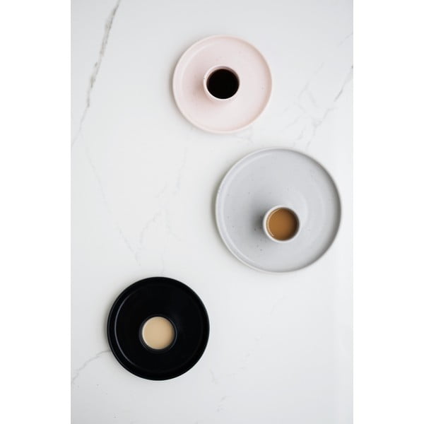 Gaiši rozā akmensmasas deserta šķīvis ÅOOMI Dust, ø 17 cm-image-1