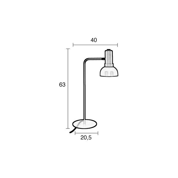 Pelēka/rozā galda lampa Zuiver Charlie-image-2