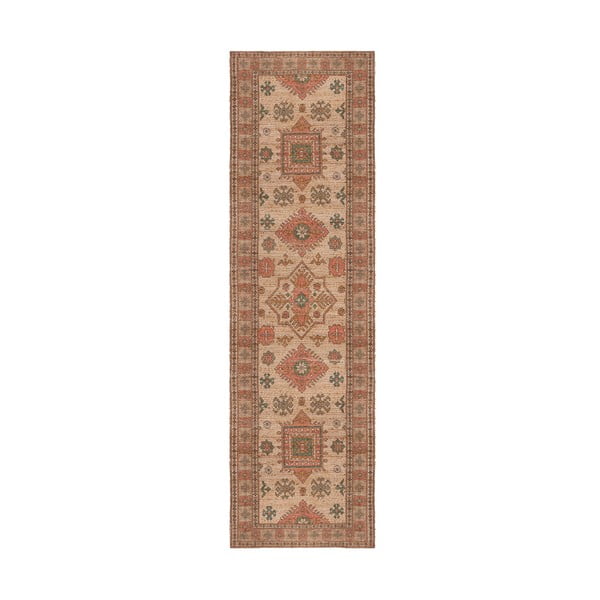 Rozā/terakotas oranžs ar rokām darināts paklājs no džutas maisījuma 60x230 cm Lana Jute – Flair Rugs