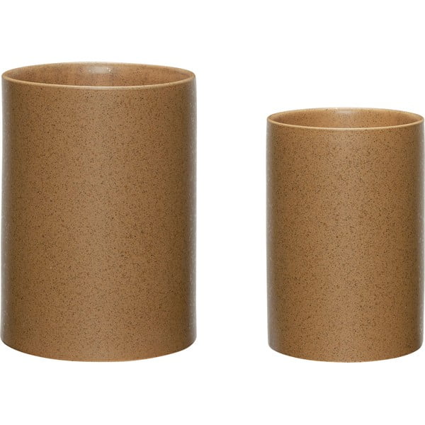 Keramikas puķu podi (2 gab.) ø 18 cm Edna – Hübsch