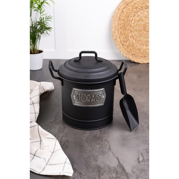 Tērauda pārtikas trauks ar lāpstiņu – Hermia-image-1