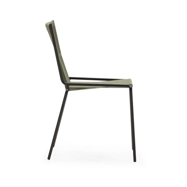 Zaļi metāla pusdienu krēsli saliekami vieni uz otra (2 gab.) Emily – Marckeric-image-4