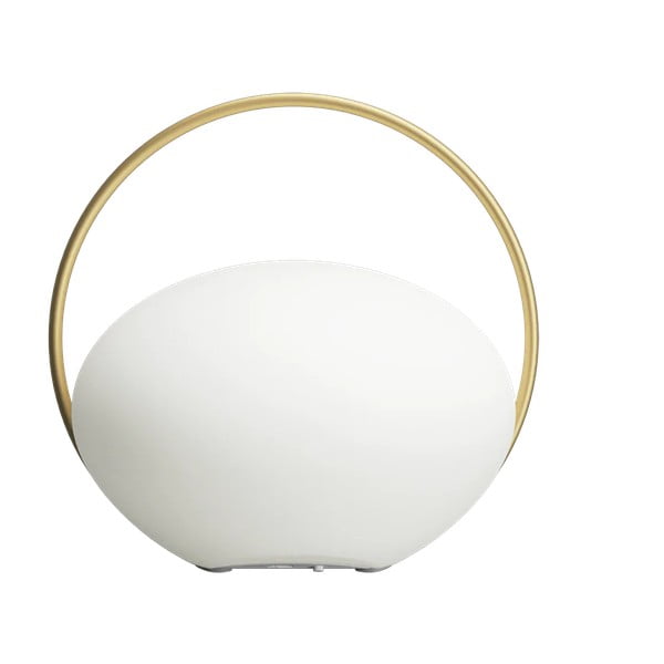 Balta LED galda lampa ar regulējamu spilgtumu (augstums 19 cm) Orbit – UMAGE