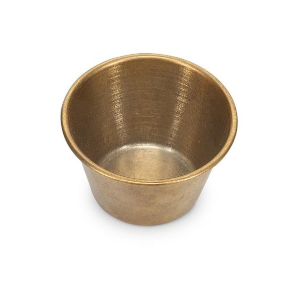 Zelta krāsas metāla servēšanas bļodiņa 110 ml Serve – BonBistro-image-1