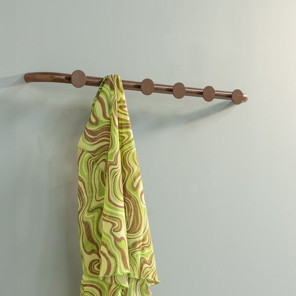 Tumši brūns metāla sienas pakaramais 75 cm Retro – Spinder Design-image-4