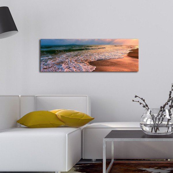 Izgaismota glezna Wallity Beach, 90 x 30 cm-image-3
