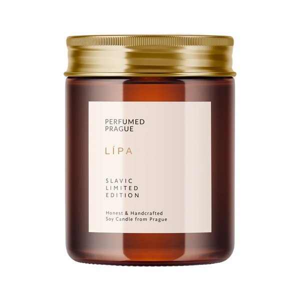 Aromātiskā sojas vaska svece Slavic Edition: #88 Linden, Moss, Hibiscus – Perfumed Prague