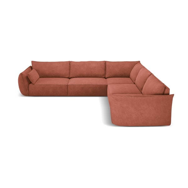 Sarkans stūra dīvāns (maināms stūris) Vanda – Mazzini Sofas