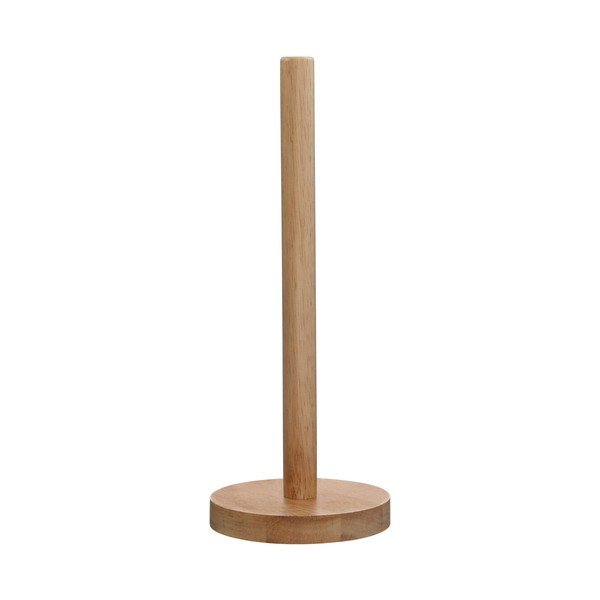 Dabīga toņa koka papīra dvieļu statīvs ø 12 cm Soka – Premier Housewares-image-2