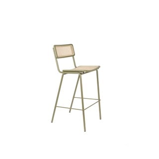 Zaļi rotangpalmas bāra krēsli (2 gab.) 106 cm komplektā Jort – Zuiver
