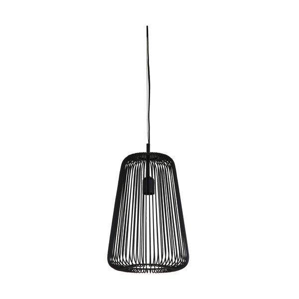 Melna griestu lampa ø 27 cm Rilanu – Light & Living