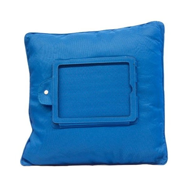 Zils spilvens ar iPad turētāju InnovaGoods