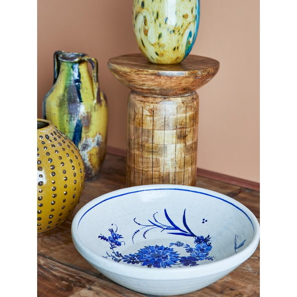 Zila/bēša terakotas bļoda ø 41 cm Aleni – Bloomingville-image-1