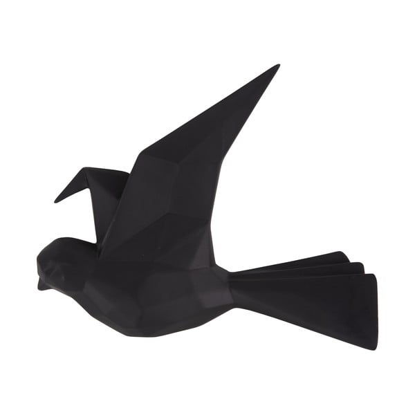 Melns sienas pakaramais putna formā PT LIVING, platums 19 cm