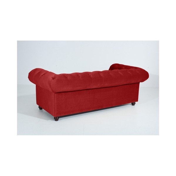 Ķieģeļu sarkans Max Winzer Orleans Velvet dīvāns, 216 cm-image-2