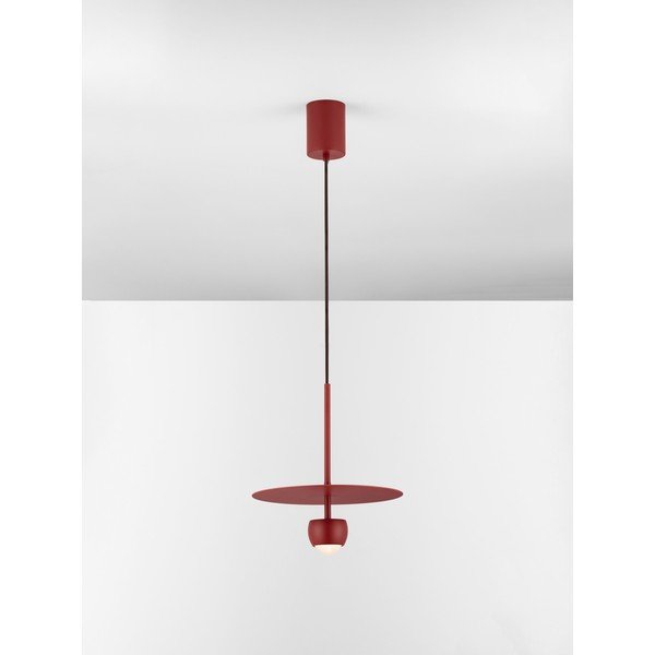 Sarkana alumīnija LED piekaramā lampa ø 30 cm Edem – Nova Luce-image-4