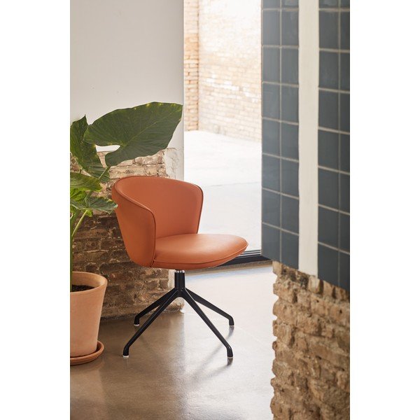 Oranži polsterēti ēdamistabas krēsli (2 gab.) Add – Teulat-image-3