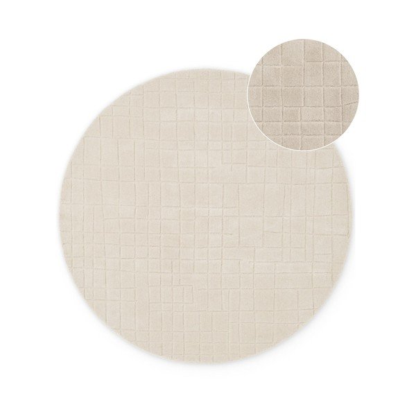 Bēšs vilnas apaļš paklājs ø 160 cm Kenso – Villeroy&Boch