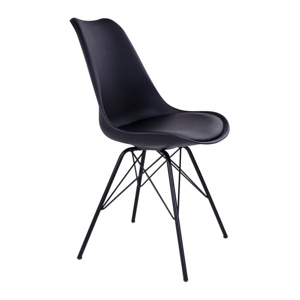 Melni pusdienu krēsli (2 gab.) Oslo – House Nordic-image-1