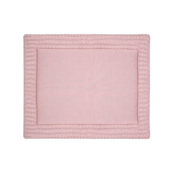 Rozā kokvilnas rotaļu paklājiņš Kindsgut Mat, 70 x 90 cm-image-3