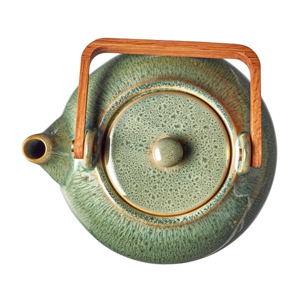 Zaļa keramikas tējkanna ar sietiņu 1,2 l Gastro Green – Bitz-image-4