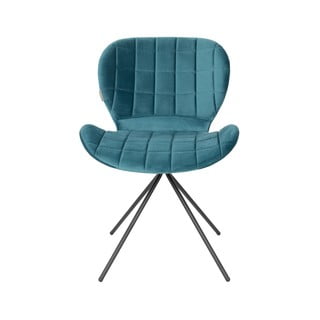 2 zaļganzilu krēslu komplekts Zuiver OMG Velvet