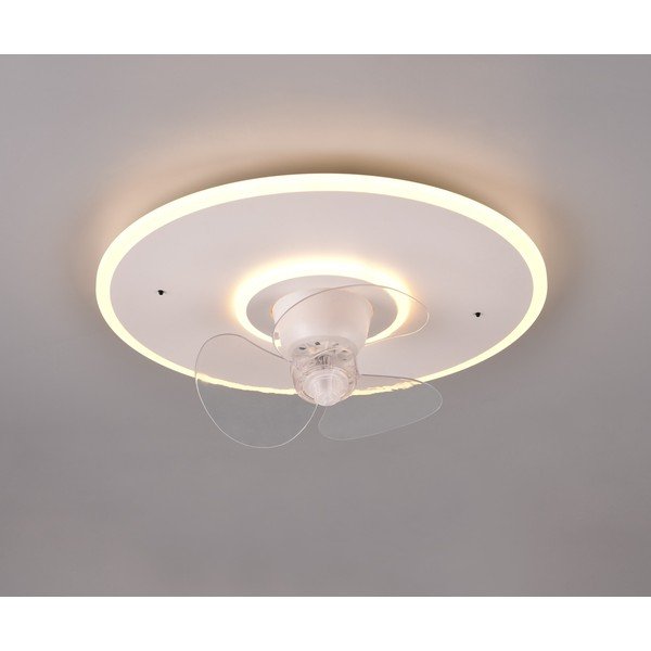 Matēti balta LED griestu lampa Nybro – Reality-image-1