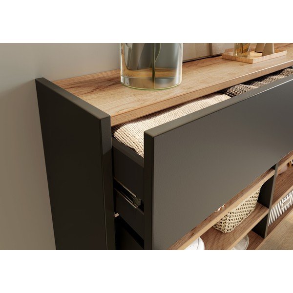 Antracīta pelēka/dabīga toņa priekšnama iekārta Ameca – Germania-image-4