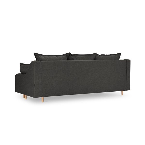 Tumši pelēks izvelkamais dīvāns ar veļas kasti Mazzini Sofas Freesia-image-2