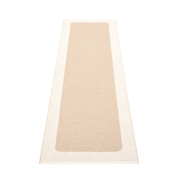 Bēšs/krēmkrāsas iekštelpu un āra celiņa paklājs 70x240 cm Ilda Beige – Pappelina-image-2