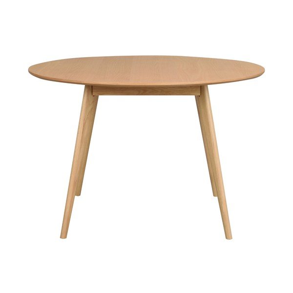 Apaļš ēdamgalds ar ozolkoka imitācijas virsmu 115x115 cm Yumi – Rowico-image-4