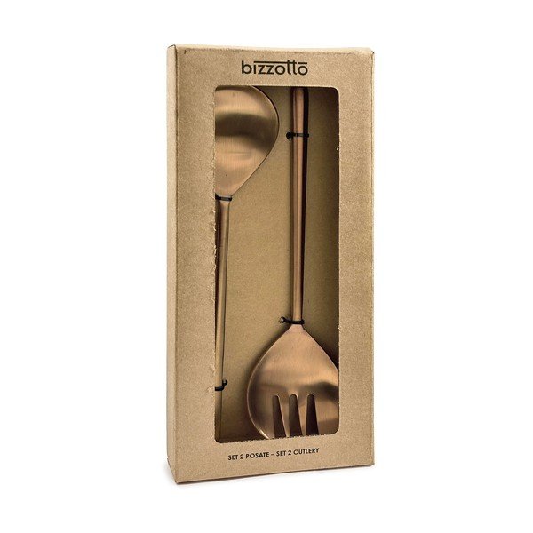 Nerūsējošā tērauda galda piederumi salātiem (2 gab.) Hestia – Bizzotto-image-2