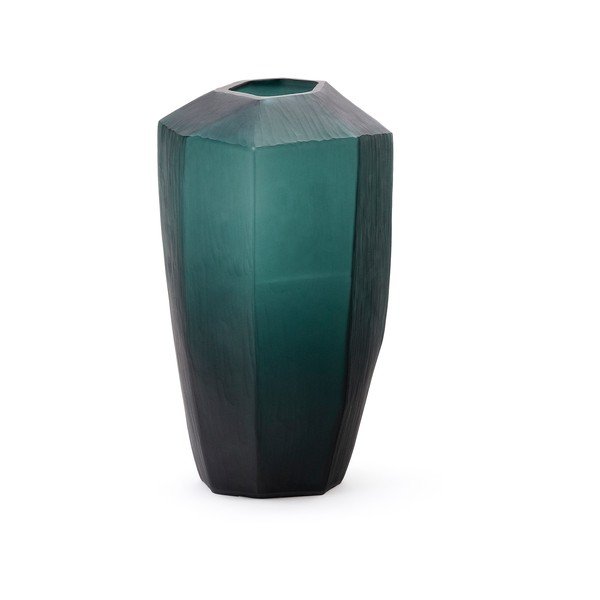 Zaļganzila stikla vāze (augstums 45 cm) Geonix – Kave Home