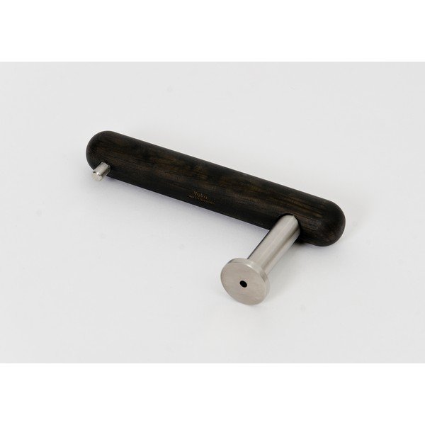 Melns sienas tualetes papīra turētājs no ozolkoka Wireworks Yoku-image-3